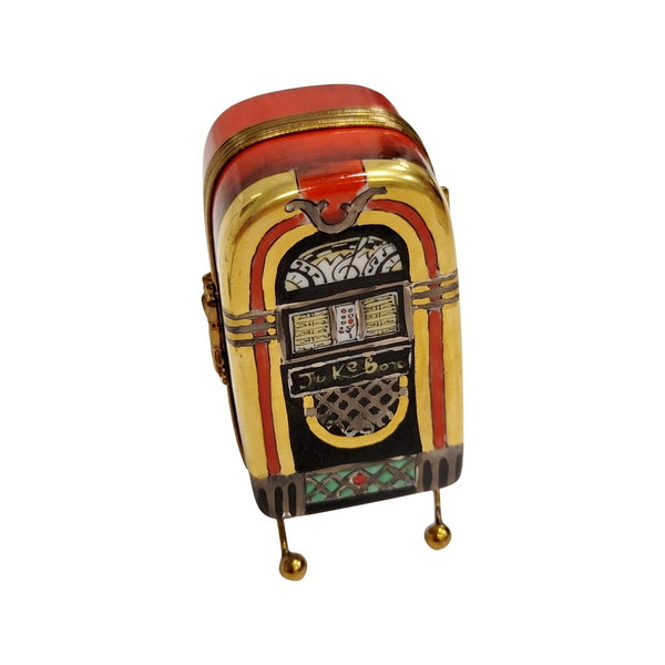 Jukebox Dance Party Delight Porcelain Limoges music dance French Trinket Box