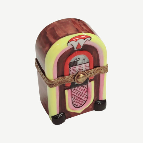 Jukebox Limoges Box Figurine Porcelain Limoges music dance French Trinket Box