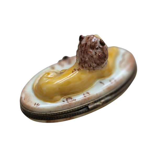 Jungle Lion Limoges Box Artistry Porcelain Limoges Limoges Boxes wild animals cat French Trinket Box