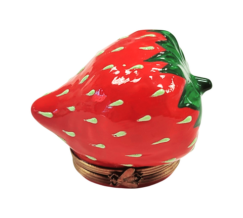 Large Strawberry Limoges Box Porcelain Limoges fruit vegetables French Trinket Box