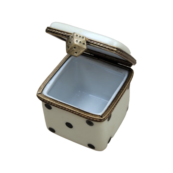 Las Vegas Dice Limoges Box Porcelain Limoges LIMOGES BOXES games gambling travel French Trinket Box