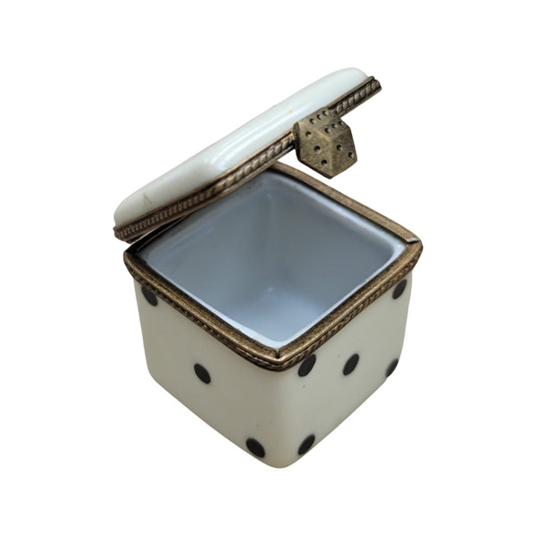 Las Vegas Dice Limoges Box Porcelain Limoges LIMOGES BOXES games gambling travel French Trinket Box