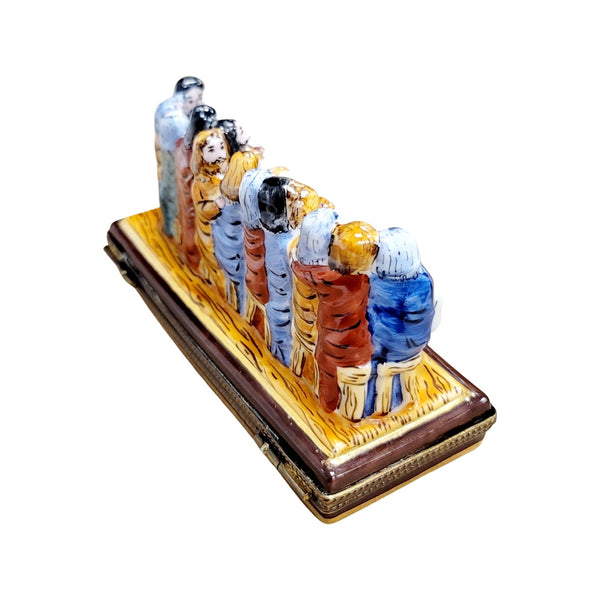 Last Supper Jesus Limoges Box Porcelain Limoges nativity christian religious French Trinket Box