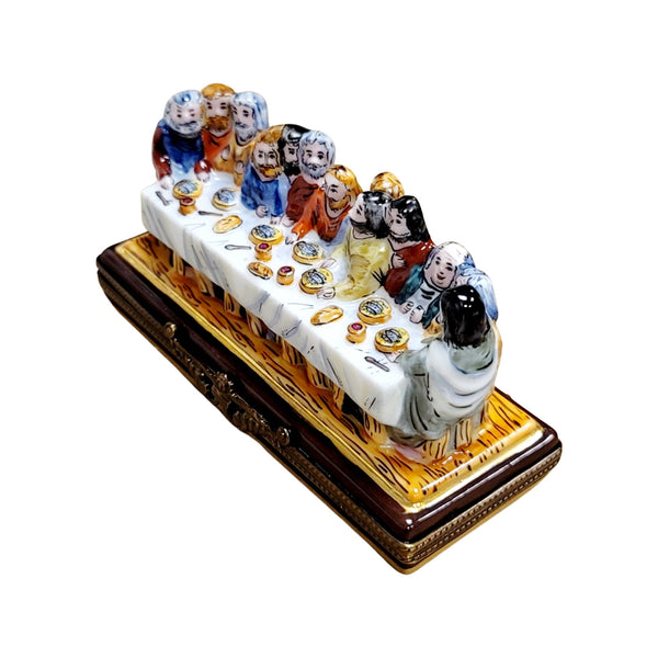 Last Supper Jesus Limoges Box Porcelain Limoges nativity christian religious French Trinket Box