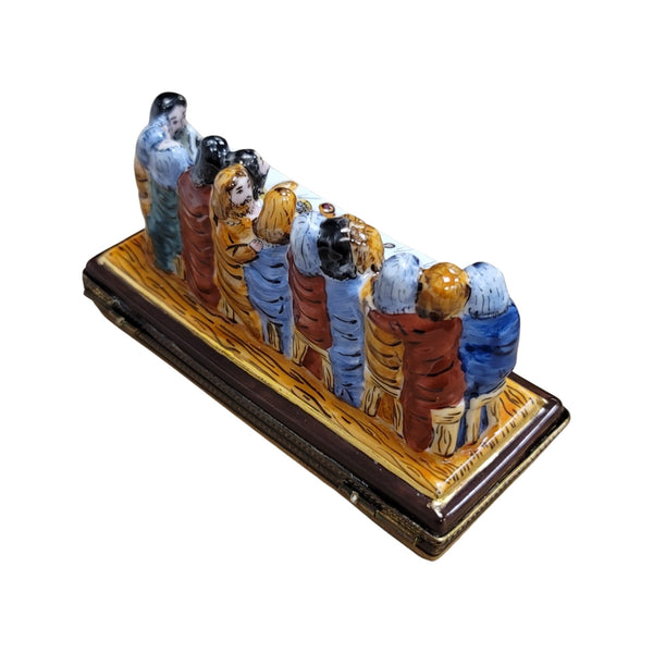Last Supper Jesus Limoges Box Porcelain Limoges nativity christian religious French Trinket Box