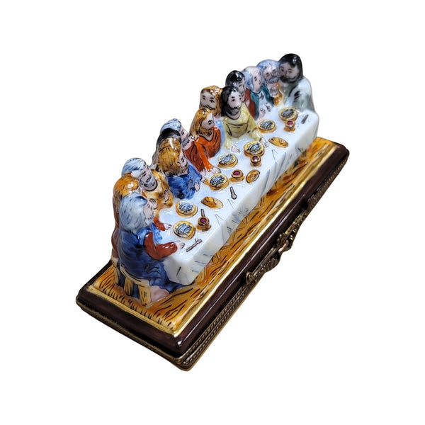 Last Supper Jesus Limoges Box Porcelain Limoges nativity christian religious French Trinket Box