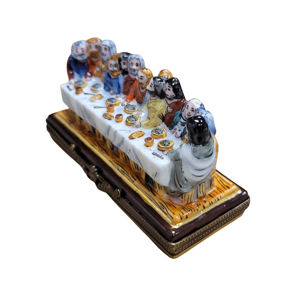 Last Supper Jesus Limoges Box Porcelain Limoges nativity christian religious French Trinket Box