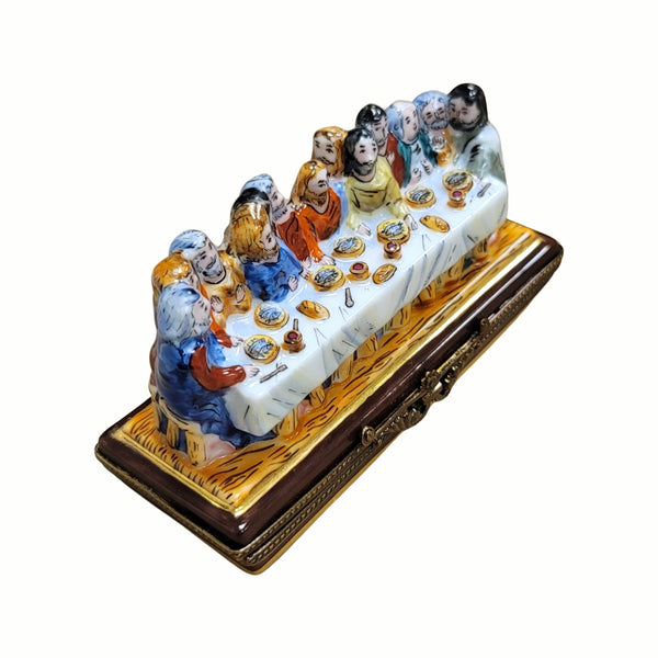 Last Supper Jesus Limoges Box Porcelain Limoges nativity christian religious French Trinket Box