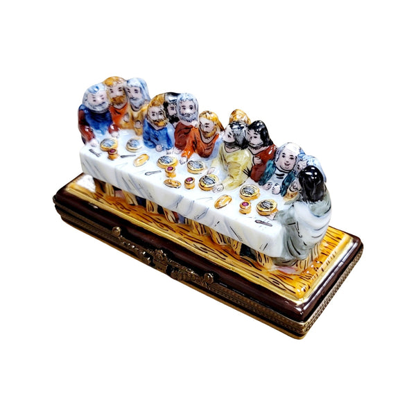 Last Supper Jesus Limoges Box Porcelain Limoges nativity christian religious French Trinket Box