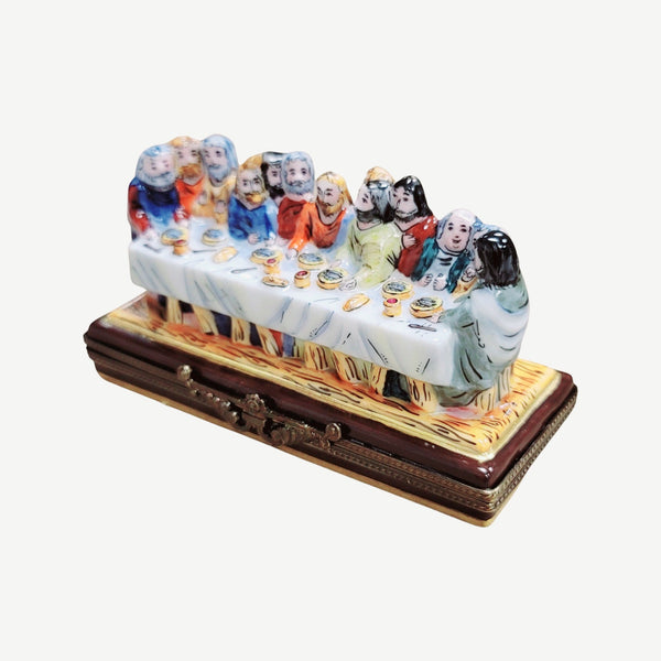 Last Supper Jesus Limoges Box Porcelain Limoges nativity christian religious French Trinket Box