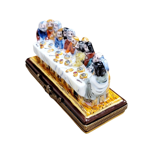 Last Supper Jesus Limoges Box Porcelain Limoges nativity christian religious French Trinket Box