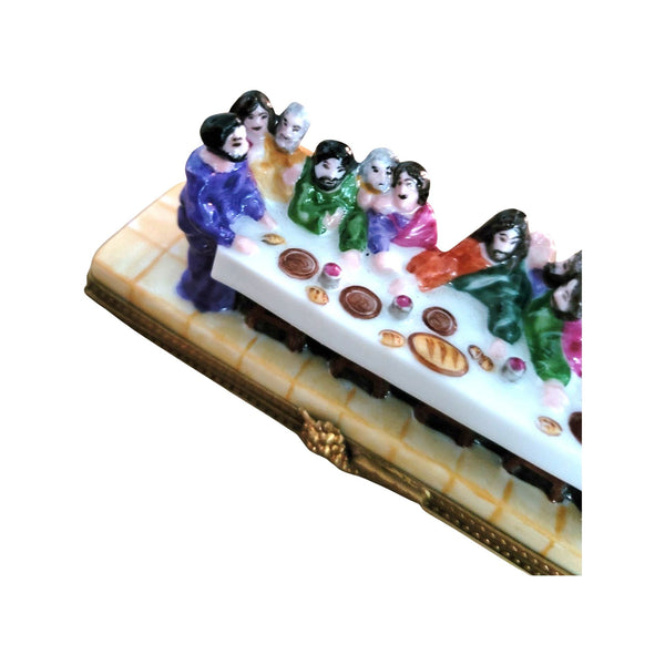 Last Supper Limoges Box Figurine Porcelain Limoges nativity christian religious French Trinket Box
