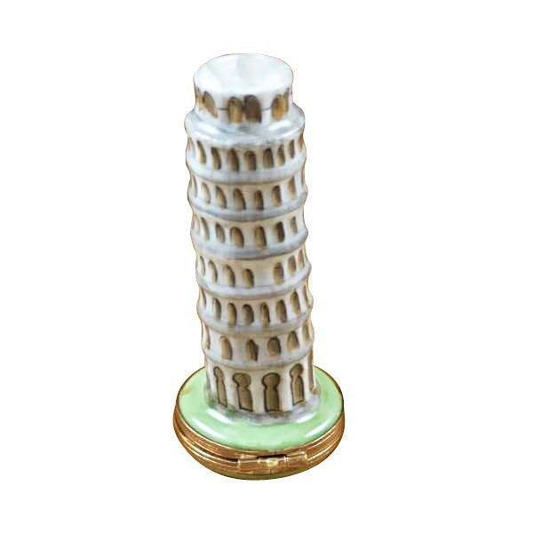 Leaning Tower of Pisa Porcelain Limoges france paris French Trinket Box