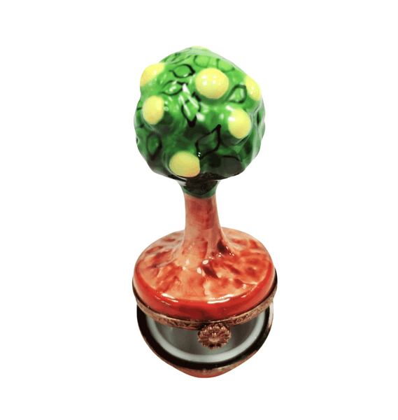 Lemon Tree Limoges Box Delight Porcelain Limoges fruit vegetables garden French Trinket Box