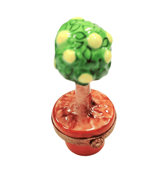 Lemon Tree Limoges Box Delight Porcelain Limoges fruit vegetables garden French Trinket Box