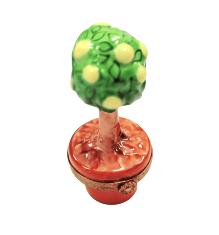 Lemon Tree Limoges Box Delight Porcelain Limoges fruit vegetables garden French Trinket Box