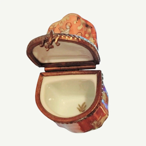 Limoges Antique Art Box Porcelain Limoges furniture French Trinket Box