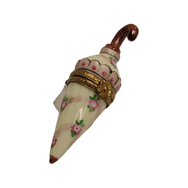 Limoges Box Parasol Umbrella Porcelain Limoges home fashion French Trinket Box