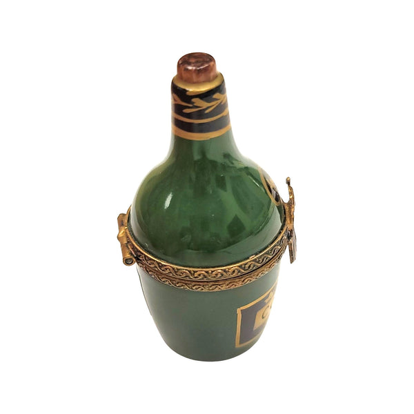 Limoges Cognac Elegance Box Porcelain Limoges wine spirit men special Limoges Box france French Trinket Box