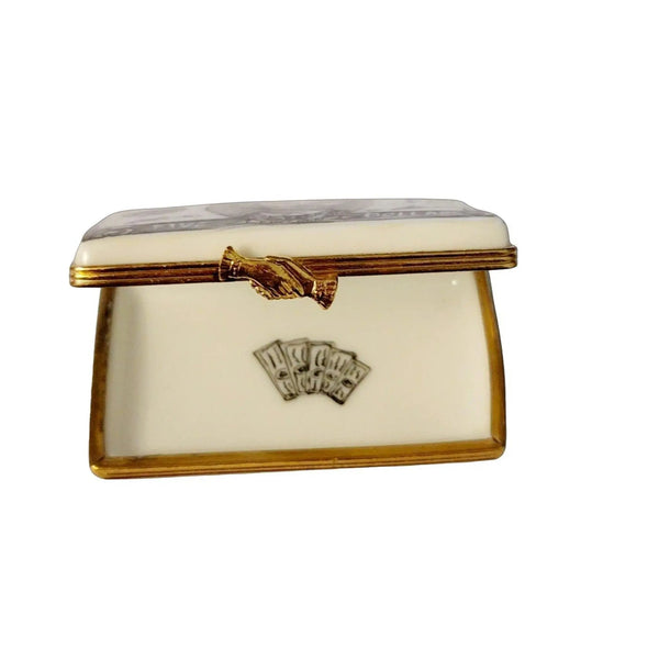 Lincoln Limoges Box Treasure Porcelain Limoges united states professional travel patriotic limoges boxes French Trinket Box