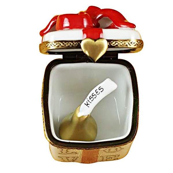 Love Gift w Xo-Xo And Removable Kiss Porcelain Limoges love special Rochard Limoges Box valentine French Trinket Box