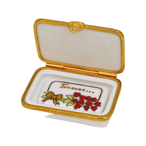 Love Letter Porcelain Limoges valentines day love French Trinket Box
