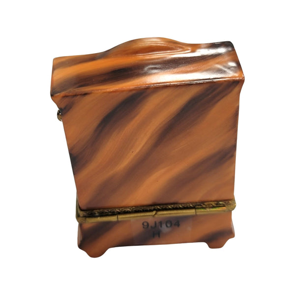 Luxurious Hand-Painted Armoire Box Porcelain Limoges furniture French Trinket Box