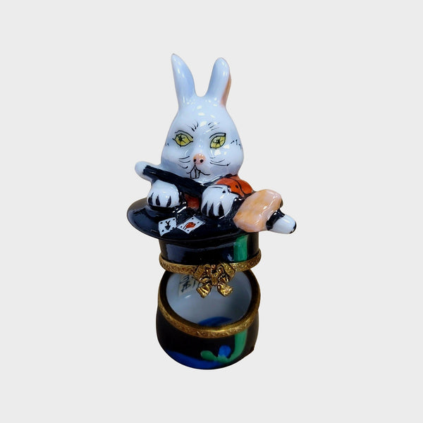 Magic Rabbit Limoges Box Porcelain Limoges rabbit professional kids maternity fine spiritual French Trinket Box