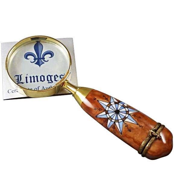 Magnifying Glass limoges box Porcelain Limoges French Trinket Box