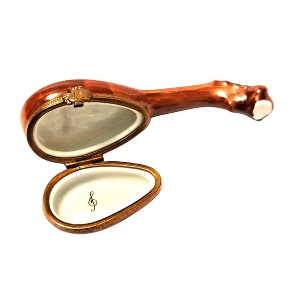 Mandolin Music Box Elegance Porcelain Limoges music limoges travel world French Trinket Box
