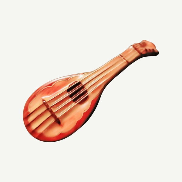 Mandolin Music Box Elegance Porcelain Limoges music limoges travel world French Trinket Box