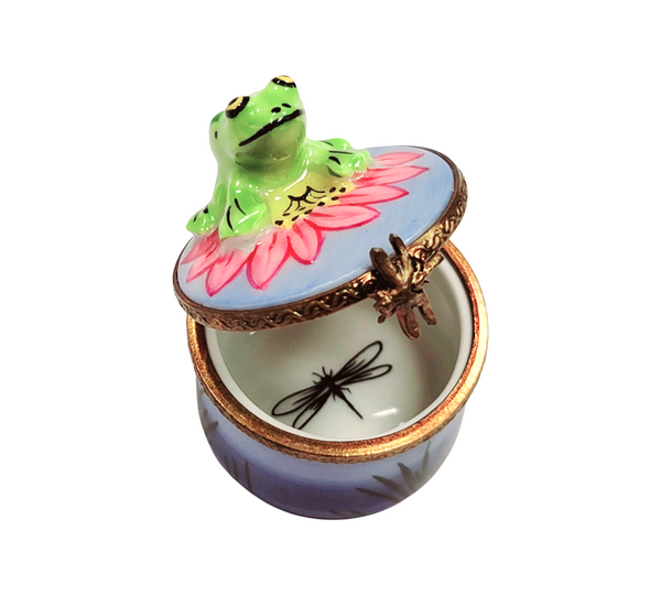 Mini Frog Limoges Box Porcelain Limoges frog LIMOGES BOXES turtle French Trinket Box