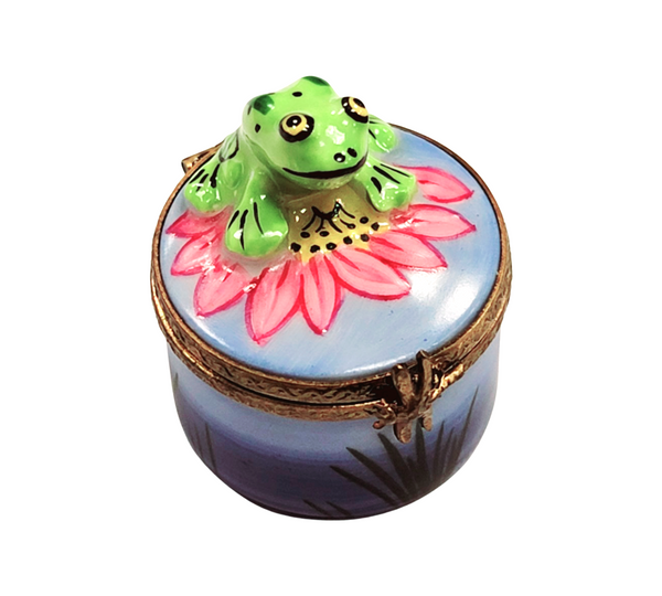 Mini Frog Limoges Box Porcelain Limoges frog LIMOGES BOXES turtle French Trinket Box