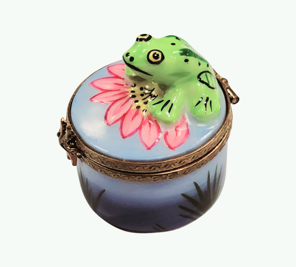 Mini Frog Limoges Box Porcelain Limoges frog LIMOGES BOXES turtle French Trinket Box