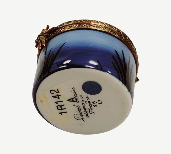 Mini Frog Limoges Box Porcelain Limoges frog LIMOGES BOXES turtle French Trinket Box