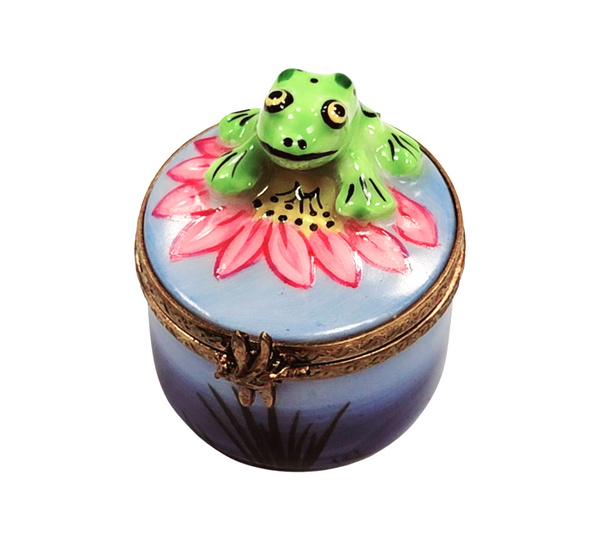 Mini Frog Limoges Box Porcelain Limoges frog LIMOGES BOXES turtle French Trinket Box