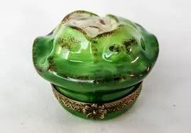 Mini Lettuce Porcelain Limoges fruit limoges boxes French Trinket Box