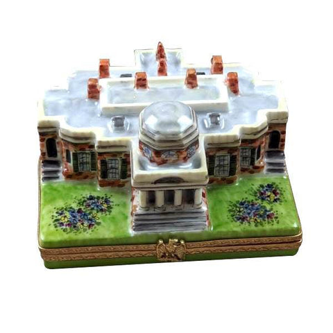 Monticello Porcelain Limoges travel united states monuments French Trinket Box