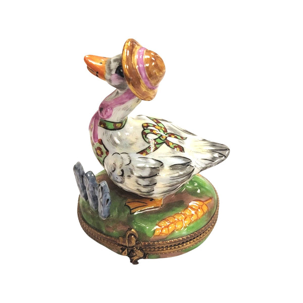 Mother Goose Porcelain Treasure Porcelain Limoges Fairy farm French Trinket Box