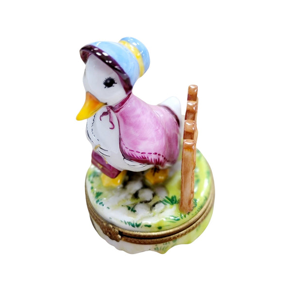 Mother Goose Porcelain Treasure Porcelain Limoges Fairy farm French Trinket Box