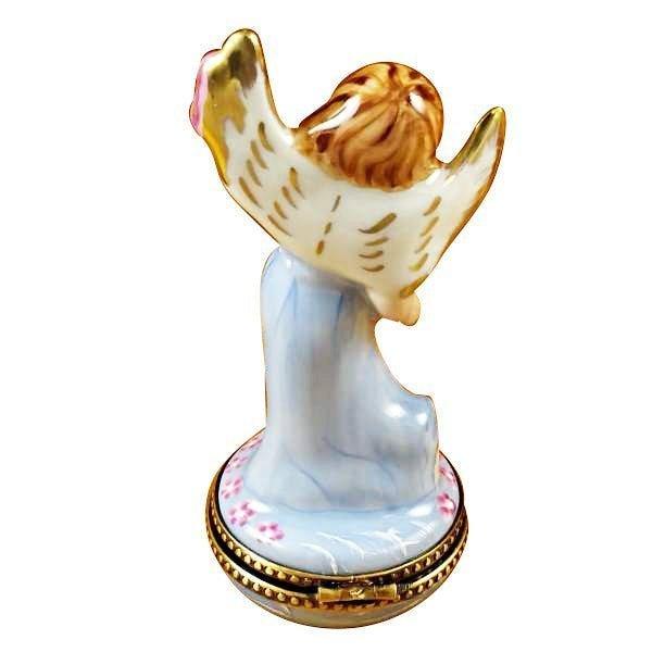 Nativity Angel Porcelain Limoges nativity angel French Trinket Box