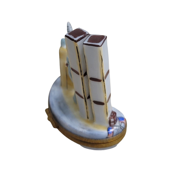 New York Landmark Elegance Porcelain Limoges monuments Limoges Boxes Travel new york special French Trinket Box
