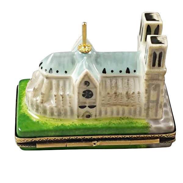 Notre Dame Rochard Porcelain Limoges France Paris religious Christian French Trinket Box