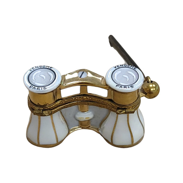 Limoges Opera Glass Masterpiece Porcelain Limoges Fine Art World Travel Music French Trinket Box