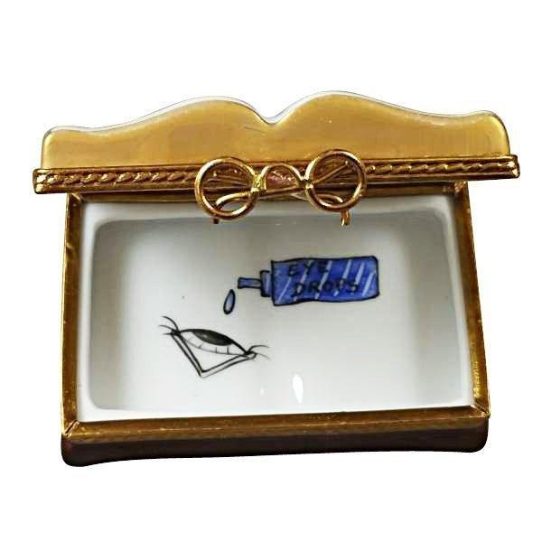 Ophthalmologist / Eye Doctor Book Porcelain Limoges professional book French Trinket Box