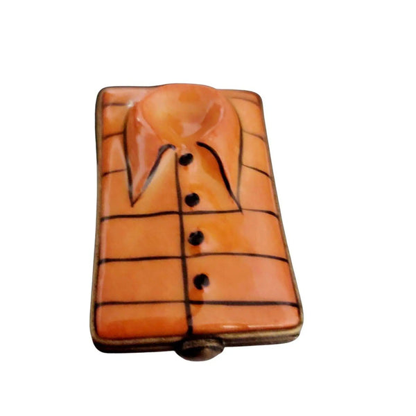 Orange Shirt Limoges Box Porcelain Limoges Artoria French Trinket Box