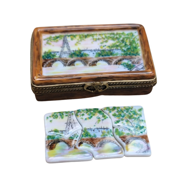 Paris Enchantment Limoges Box Porcelain Limoges LIMOGES BOXES games gambling travel Paris France French Trinket Box