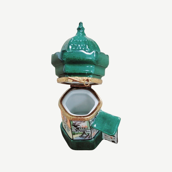 Paris Kiosk Limoges Box Porcelain Limoges France Paris monuments Limoges Box French Trinket Box