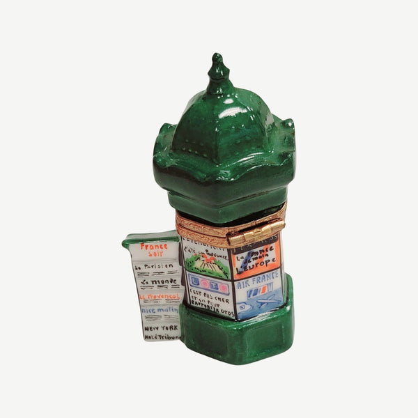 Paris Kiosk Limoges Box Porcelain Limoges France Paris monuments Limoges Box French Trinket Box