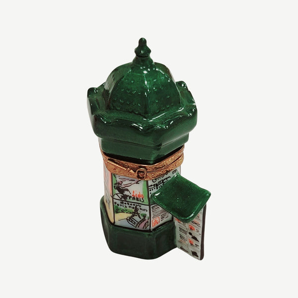 Paris Kiosk Limoges Box Porcelain Limoges France Paris monuments Limoges Box French Trinket Box